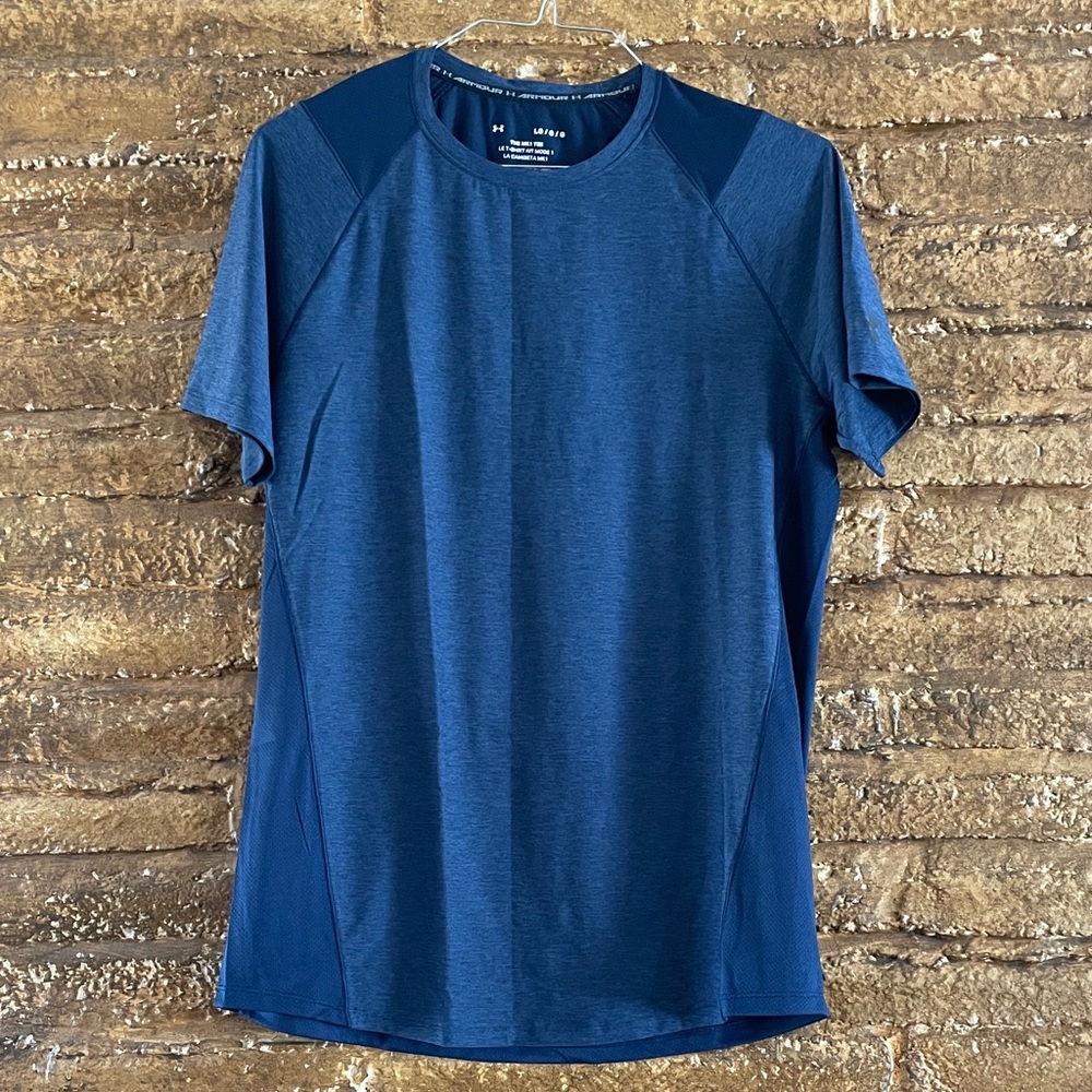 Under Armour MK1 HeatGear Navy Tee